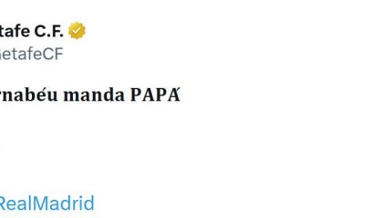 欧冠app下载-赫塔费官媒赛后发布多条内容嘲讽皇马：在伯纳乌，是爸爸说了算